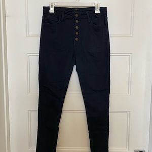 Just Black button up frayed skinny jean - Size 31